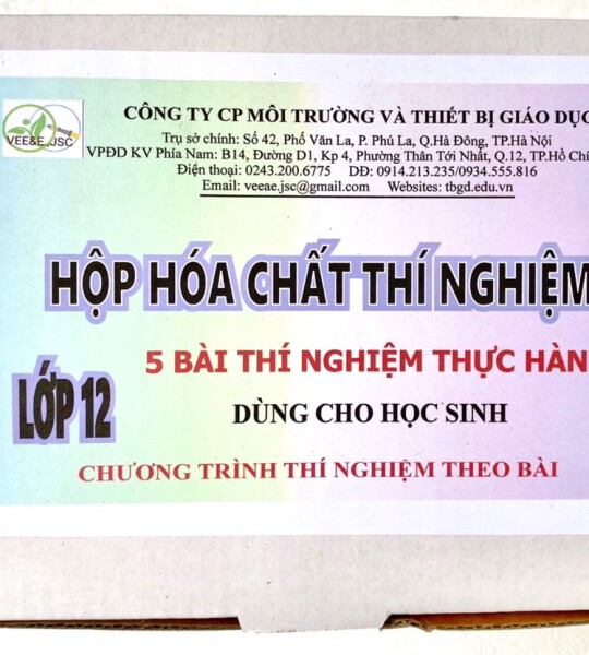 Hóa chất theo bài dành cho học sinh lớp 12