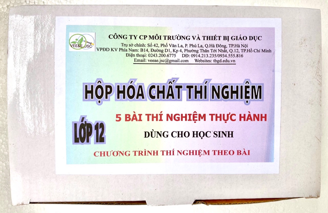 Hóa chất theo bài dành cho học sinh lớp 12